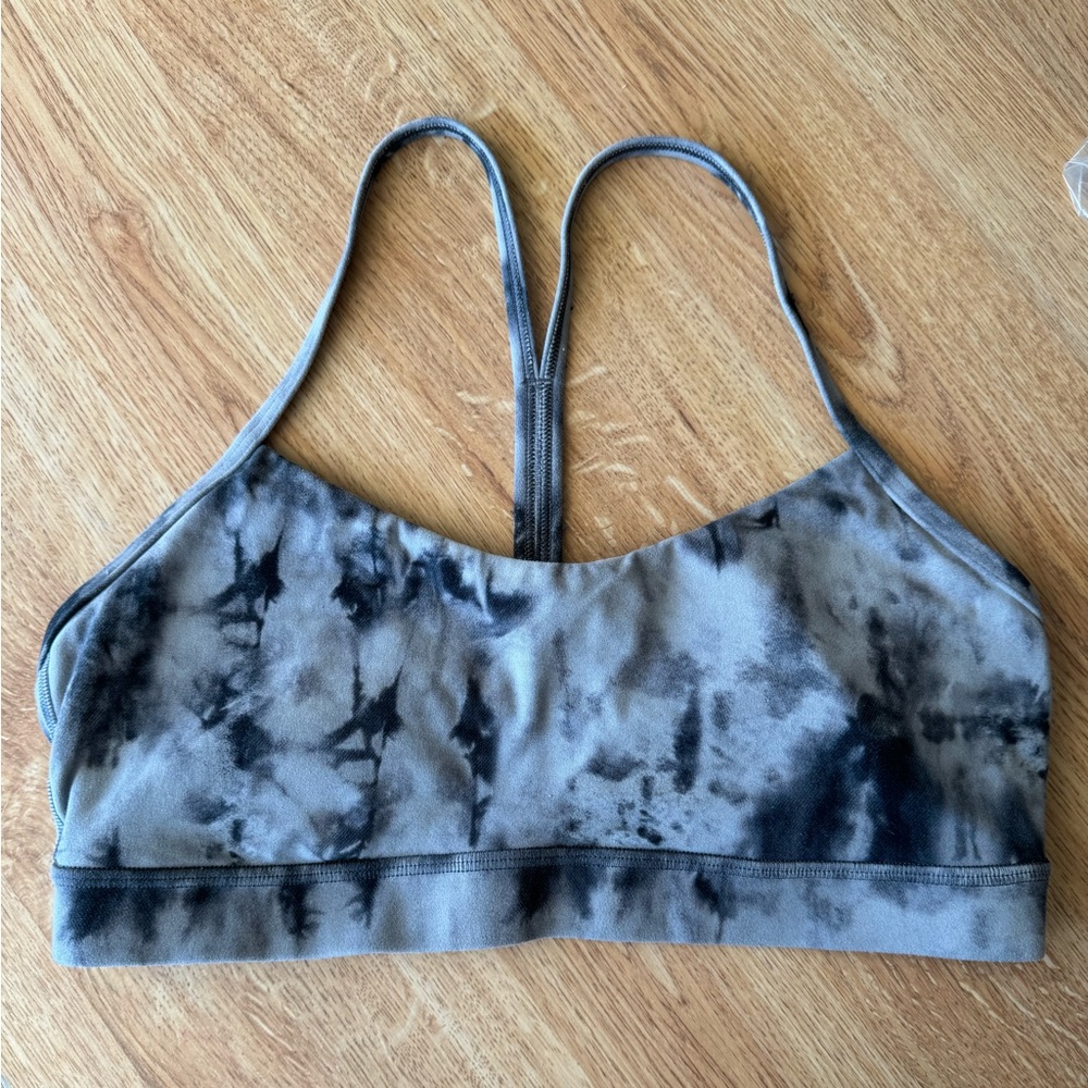 Lululemon Athletica Tie-Dye Sports Bra - Black and Gray